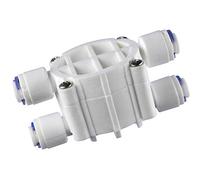 TF Touch Futu 4-Way 1/4 Port Car Shut-Off Valve for RO Reverse Osmosis Water Filter System