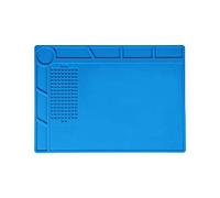 TF Touch Futu Soldering Mat, 500℃ Heat Resistant Silicone Work Mat, Multi-purpose Magnetic Electronics Repair Pad for Welding and Soldering Station With Ruler and Screw Notches