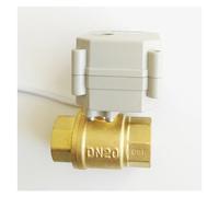TF20-B2-C 2-Way Brass BSP/NPT 3/4'' DN20 Full Port Electric Normally Open/Close Valve with Indicator AC110V-230V Metal Gear(Bsp,CR502 Normally Close)