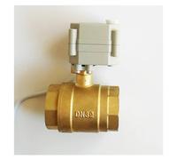TF32-B2-B AC/DC9V-24V B1S1P/NPT 1-1/4'' Normal Open Normally Closed Electric Motorized Valve with Manual Override 2 Way DN32(Npt,9V-24V-CR502 Normally Open)