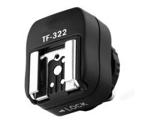 TF322 Flashing Hot Shoe Sync Adapter With PC Sync Port Dedicated For SB900 SB800 SB600 SB80 SB50 SB30 SB29/29S PC Port Converter