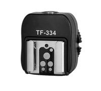 TF334 Flashing Hot Shoe Sync Adapter With PC Sync Port Dedicated Hotshoe Adapter Converter For A7S A7SII A7R A7RII