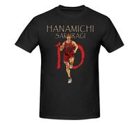 TF3Gft4E Slam-Dunk-Anime-Vintage-T-Shirt Black 3XL