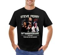 TF3Gft4E Steve-Perry-50th-anniversary-1970-2020-thank-you-for-the-memories-T-Shirt Black XL
