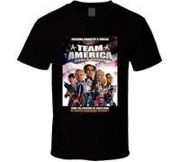 TF3Gft4E Team-America-World-Police-Cool-21st-Century-Comedy-Movie-Poster-Fan-T-Shirt Black XXL