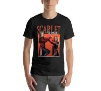 TF3Gft4E Vintage-Scarlet-Witch-Wanda-Maximoff-Oversized-T-Shirts Black S