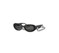 Tiffany TF4221 8001S4 Woman Sunglasses Acetate Black Grey Round Normal