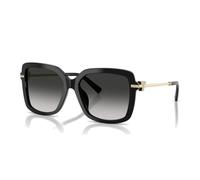 Tiffany TF4252B 80013C Woman Sunglasses Acetate Black Grey Squared Normal Shaded