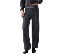 Tf6077 Ms59L Wide Trousers - female - Liu Jo - Wide Trousers - Gray - M - Trousers M