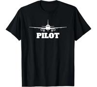 tf6jres Aviation Airplane Flying Airline Co-Pilot Pilot Gift T-Shirt Gift Unisex T-Shirt Black M