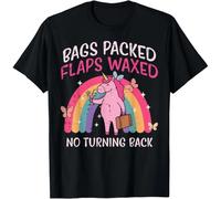 tf6jres Bags Packed Unicorn Funny Inappropriate Vacation Women T-Shirt Black 3XL