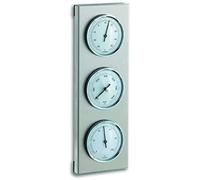 TFA 20.2034.02 White Scale 3 Dial Outdoor Analogue Barometer Weather Station