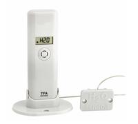 Blooming Weather 30.3305.02 Temperature/Humidity Transmitter with Water Detector - White