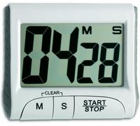 TFA Digital Countdown Timer with Stopwatch, White
