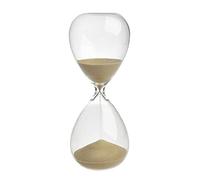 TFA Dostmann 15 Minutes 18.6009.53.90 Glass Golden Sand Hourglass Hourglass Home Accessory Gold (L) (W) 73 x (H) 190 mm