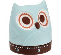 TFA Dostmann 38.1039 OWL kitchen timer, mechanical, funny egg timer, retro, rub