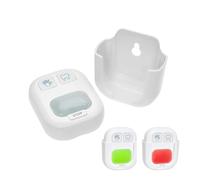 TFA Dostmann 38.2046.02 Hand Wash and Toothbrush Timer for Cleaning Hands/Teeth, Suitable for Children/Adults, No Drilling Fixing, White