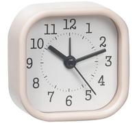 TFA Dostmann 60.1035.16 Mini Electronic Alarm Clock Analogue Ideal Travel Alarm Clock with Alarm Function Pastel Pink (L) 52 x (W) 23 x (H) 52 mm