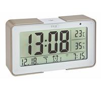 TFA-Dostmann 60.2540 Electronic Alarm Clock Melody with different alarm tones (Champagne)