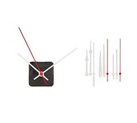 TFA Dostmann Analogue Movement, 60.3061.02, Clock to Make Yourself, Very Quiet, White Hands, for Black Watches, (L) 56 x (B) 29 x (H) 56 (75) mm