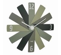 TFA Dostmann Box 60.3020.04 Designer Wall Clock, Non-Ticking, Long Battery Life, Suitable for Bedroom/Kitchen/Study-Green, 40 cm