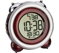 TFA Dostmann Digital bell alarm Travel Alarm Clock with 2 alarms 60.2016.05 red