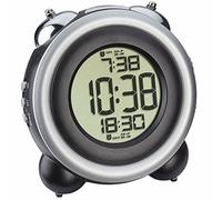 TFA Dostmann Digital bell alarm travel clock with 2 alarms 60.2016.01 black