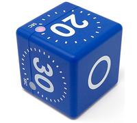 TFA Dostmann Digital Cube Timer, 38.2036, Ideal for Games or Workouts, 4 Set Expiration Times, Optical and Acoustic Expiration Signal, L 60 x W 60 x H 60 mm