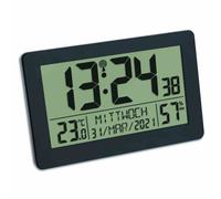 Tfa-Dostmann Digital Radio-Controlled Black With Indoor Climate