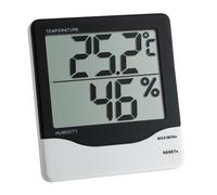 TFA Dostmann Digital Thermometer Large Display Indoor Temperature Humidity Healt