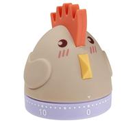 TFA Dostmann HAHN Kitchen Alarm Clock 38.1040 Mechanical Timer Egg Timer Funny Plastic L 62 x W 60 x H 73 mm