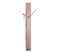 TFA Dostmann Picus 60.3062.51 Analogue Pendulum Chrome Plated Woodpecker Modern Design Wall Clock Rose Gold, Aluminium, (L) 246x (B) 75 x (H) 653 mm