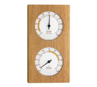 TFA Dostmann Sauna Thermo-Hygrometer 40.1052.01 - Oak, 0-120C & 0-100% RH, Coloured Scale