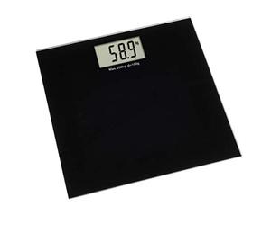 TFA Dostmann Step Plus Digital Bathroom Scales up to 200 kg Simple Design Black Plastic Tread Surface Tempered Glass L340 x W336 x H35 mm L 320 x W 320 x H 22 mm