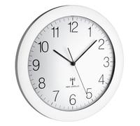 TFA® Funkwanduhr 60.3512.02 silber 30,2 cm Kunstst NEW