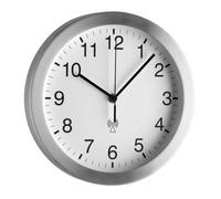 TFA® Funkwanduhr 98.1091 silber 25,0 cm Aluminium NEW