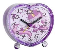 TFA Unicorn Analogue Alarm Clock, 60.1015.12, Happy Children's Motif, Large Readable Number, Quiet Movement, Pink, Plastic