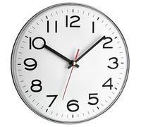 TFA® Wanduhr 60.3017 silber Kunststoff NEW