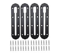 TFAOYS 2 / 4Pcs Low Profile Track Kayak Slide Rails Bracket for Fishing Rod Holder Mount Base Kayak Rails for Paddle Holder