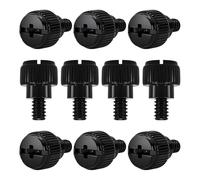 TFAOYS 6# 32 Hand Twist Screws for Computer Case Graphics Card and Power Supply Bracket Fastening Metal Construction Computer Case Screws