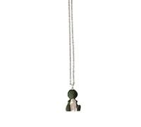 TFAOYS Abstract Animal Charm Long Chain Statement Necklace Resin Materials for Trendy Outfits Geometric Facet Necklace