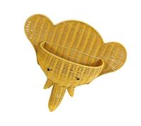 TFAOYS Artistic Wall Mounted Storage Basket in Elephant Shape for Small Plant and Home Organization Decorative Hanging Basket