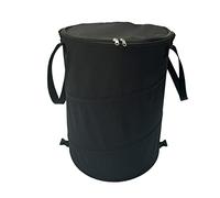 TFAOYS Camping Trash Can Foldable Dirty Clothes Basket Portable Foldable Garden Yard Trash Bag Storage Garden Picnic Bags Heavy Duty Camping Holder Small Kitchen Drawstring for Bathroom