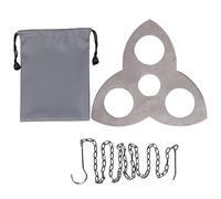 TFAOYS Camping Tripod Board, Outdoor Cooking BBQ, Turn Branch Into Campfire, Camping Gadget with Adjustable Chain Picnics