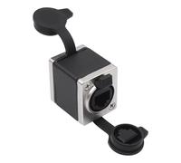 TFAOYS Commercial RJ45 Female Clip Locking Plan Aluminum Housing for CAT5e/CAT6 Cable Interconnection