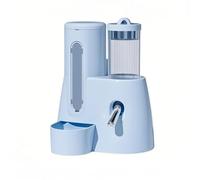 TFAOYS Double Chamber Small Animal Feeder and Water Bottle Stable Base Construction for Cage Environment Small Animal Food Water Dispenser