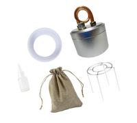 TFAOYS Efficiency Metal Liquor Stove Burning Device Metal Texture Suitable for Boiling Water and Cooking in the Wilderness Transportable Outdoor Stove
