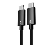 TFAOYS Fast Speed USB 4 Coaxial Cable with 80Gbps Transmission 16K Resolution Braided Data Wire C Line Braided C Cable