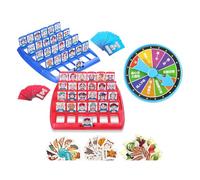 TFAOYS Guesses Character Card Board Game Two Player Logics Training Puzzle Toy Parent-child Interaction Toy Kid Adult Guesses Character Board Game