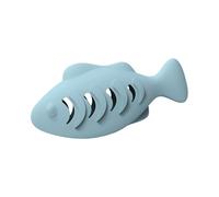 TFAOYS Interactive Fish Shape Feeder Treat Dispenser Puzzle Toy Food Leaking Cognitive Development Pet Enrichment Activity Adjustable Pet Food Dispenser